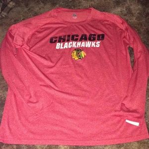 Mens xl long sleeve blackhawks shirt